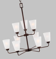 Generation 3115209EN3 Kerrville 9-lt 29" LED Chandelier