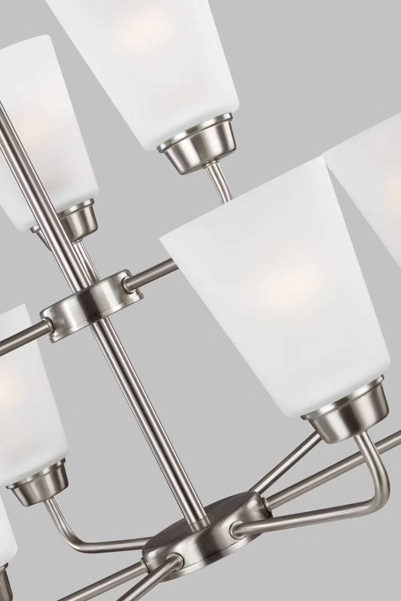 Generation 3115209EN3 Kerrville 9-lt 29" LED Chandelier