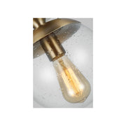 Visual Comfort 7501801EN7 Leo 1-lt 8" LED Semi Flush Mount - Satin Brass