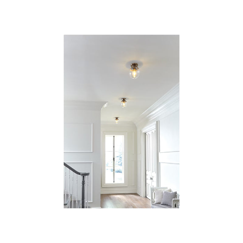 Visual Comfort 7501801EN7 Leo 1-lt 8" LED Semi Flush Mount