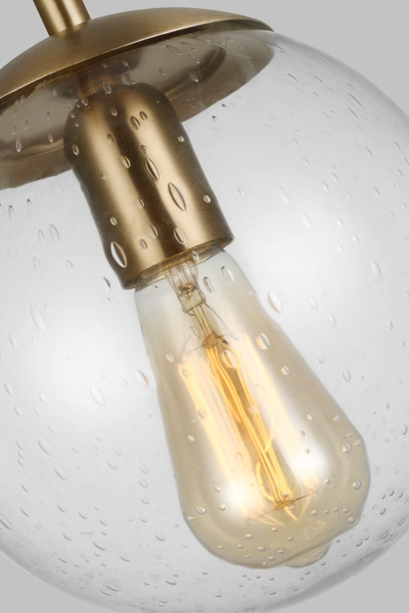 Generation 6501801EN7 Leo Hanging Globe 1-lt 8" LED Pendant