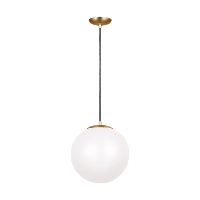 Visual Comfort 602493S Leo 1-lt 14" LED Pendant - Satin Brass