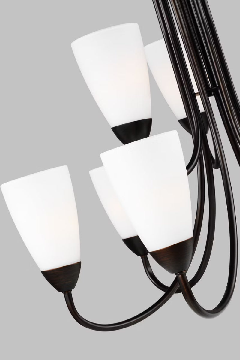 Generation 3120209EN3 Seville 9-lt 29" LED Chandelier