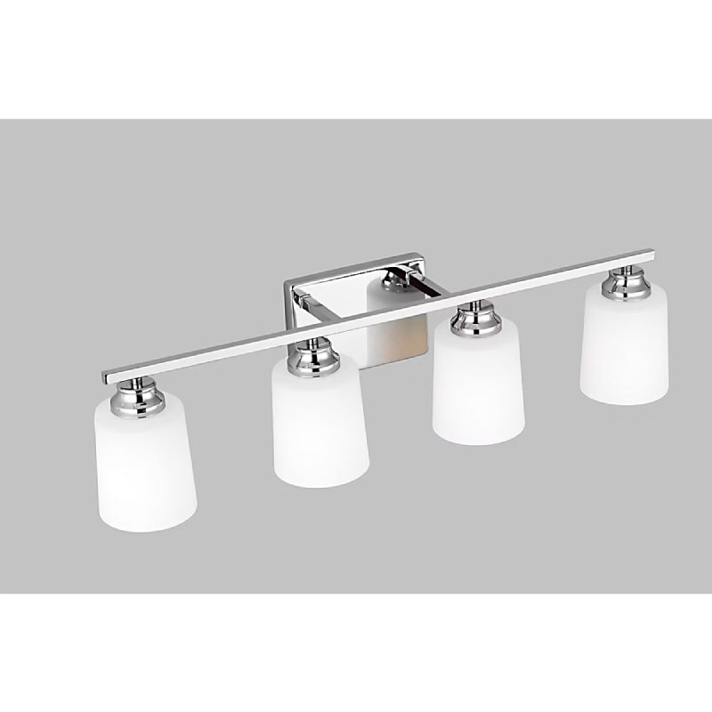 Generation 4420904 Vinton 4-lt 29" Wall/Bath Light - Chrome