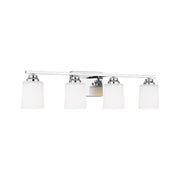 Generation 4420904 Vinton 4-lt 29" Wall/Bath Light - Chrome