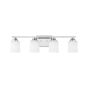 Generation 4420904 Vinton 4-lt 29" Wall/Bath Light - Chrome