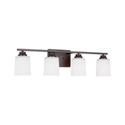 Generation 4420904 Vinton 4-lt 29" Wall/Bath Light - Bronze