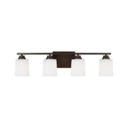 Generation 4420904 Vinton 4-lt 29" Wall/Bath Light - Bronze