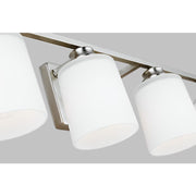 Generation 4420904 Vinton 4-lt 29" Wall/Bath Light - Brushed Nickel