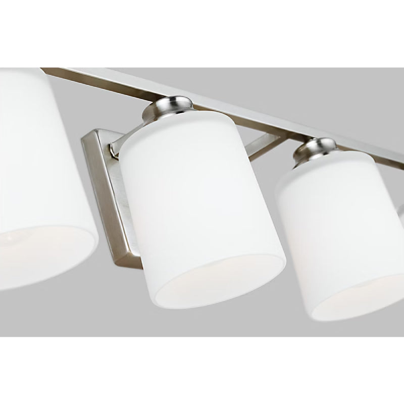 Generation 4420904 Vinton 4-lt 29" Wall/Bath Light - Brushed Nickel