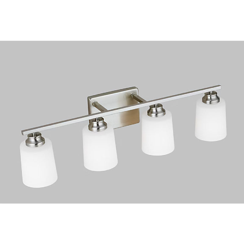Generation 4420904 Vinton 4-lt 29" Wall/Bath Light - Brushed Nickel