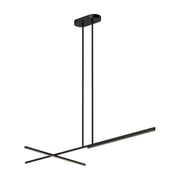 Kuzco LP28760-UNV-010 Shift 60" LED Linear Pendant, 120-277V - Black