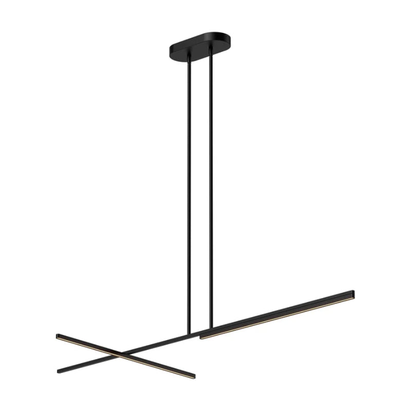 Kuzco LP28760-UNV-010 Shift 60" LED Linear Pendant, 120-277V - Black
