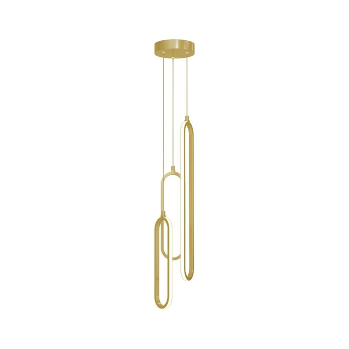 AFX SIEP99LAJD1 SIEP Series Sienna 3-lt 6" LED Multi Pendant