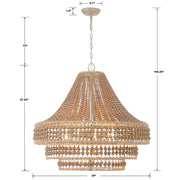 Crystorama SIL-B6008 Silas 8-lt 30" Chandelier