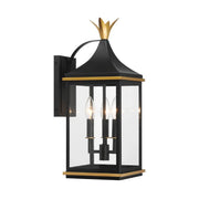 Crystorama SIM-801 Simpson 3-lt 20" Tall Outdoor Wall Sconce
