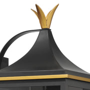 Crystorama SIM-803 Simpson 3-lt 25" Tall Outdoor Wall Sconce