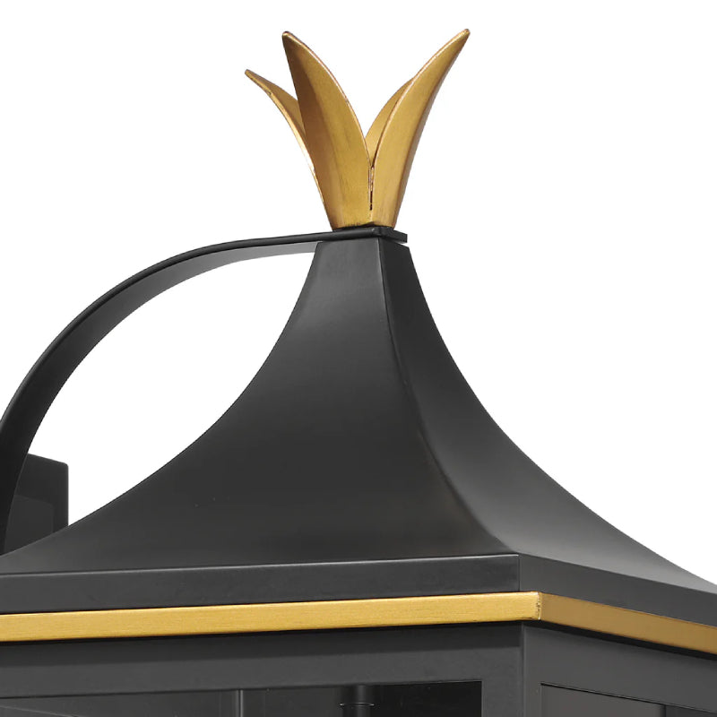 Crystorama SIM-803 Simpson 3-lt 25" Tall Outdoor Wall Sconce