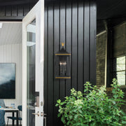 Crystorama SIM-803 Simpson 3-lt 25" Tall Outdoor Wall Sconce