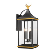Crystorama SIM-804 Simpson 4-lt 32" Tall Outdoor Wall Sconce