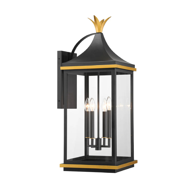 Crystorama SIM-804 Simpson 4-lt 32" Tall Outdoor Wall Sconce