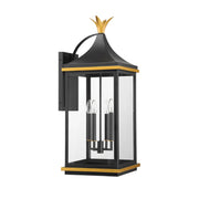 Crystorama SIM-804 Simpson 4-lt 32" Tall Outdoor Wall Sconce