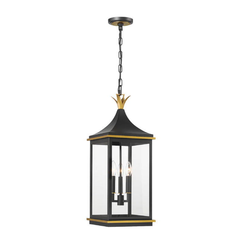 Crystorama SIM-805 Simpson 3-lt 10" Outdoor Pendant