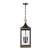 Crystorama SIM-805 Simpson 3-lt 10" Outdoor Pendant