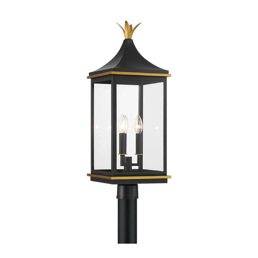 Crystorama SIM-809 Simpson 3-lt 28" Tall Outdoor Post Light
