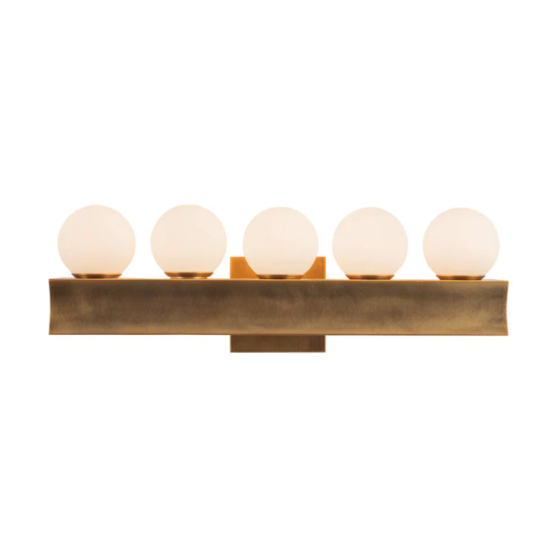 Alora WV364521 Sinclair 21" LED Wall/Vantiy, Selectable CCT - Vintage Brass