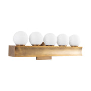 Alora WV364521 Sinclair 21" LED Wall/Vantiy, Selectable CCT - Vintage Brass