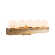 Alora WV364521 Sinclair 21" LED Wall/Vantiy, Selectable CCT - Vintage Brass