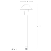 SPJ SPJ-SK18 18" Tall LED Outdoor Path Light