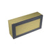Focus Industries SL44LED 8" 2W Rectangle LED Paver Light, 3000K, 12V - Brass with Acid Rust