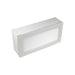 Focus Industries SL44LED 8" 2W Rectangle LED Paver Light, 3000K, 12V - Aluminum with Stucco