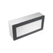 Focus Industries SL44LED 8" 2W Rectangle LED Paver Light, 3000K, 12V - Aluminum with Weathered Iron