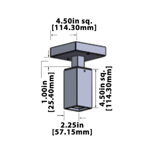 Focus Industries SL63CME 2" LED Surface Mount
