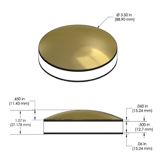 Focus Industries SL66 4" LED Surface Mount