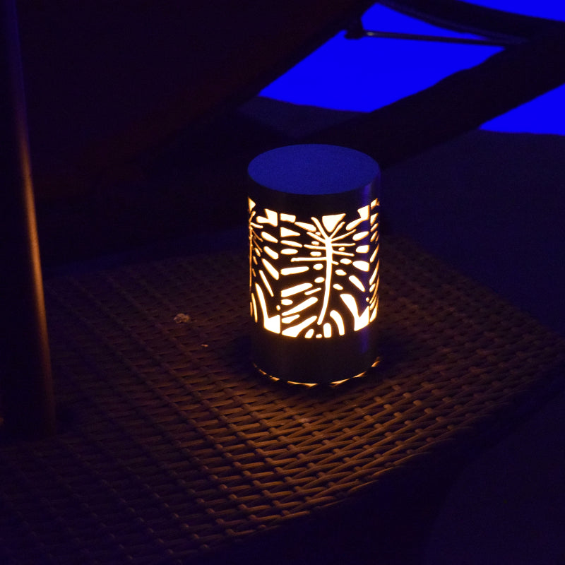 Focus Industries SL67 6" Tall LED Round Candle Lantern