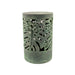Focus Industries SL67 6" Tall LED Round Candle Lantern, Monstera