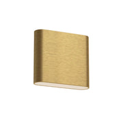 Kuzco AT68006-UNV Slate 1-lt 6" LED Outdoor Wall Sconce, 120-277V - Brushed Gold