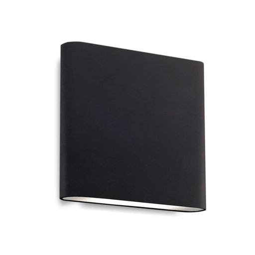 Kuzco AT68006-UNV Slate 1-lt 6" LED Outdoor Wall Sconce, 120-277V - Black