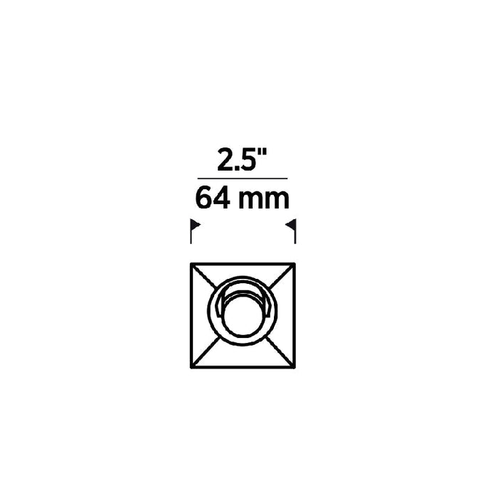 Entra ENCL2SR CL 2" 12W LED Square Flangeless Adjustable Remodel Downlight