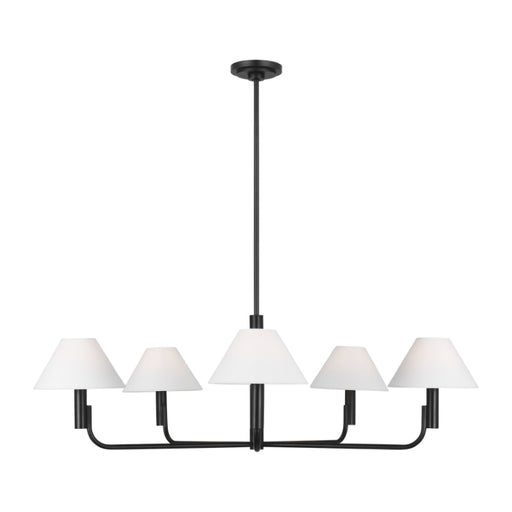 Visual Comfort SLC1005 Colfax 5-lt 41" LED Large Chandelier - Aged Iron