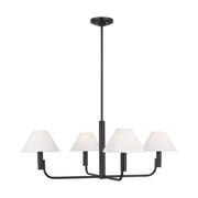 Visual Comfort SLC1014 Colfax 4-lt 35" LED Medium Chandelier - Aged Iron
