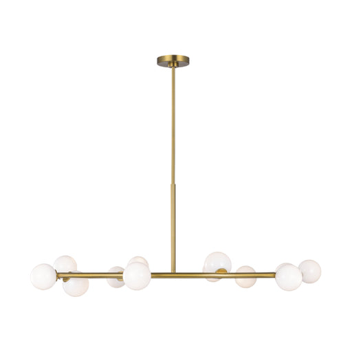 Visual Comfort SLC10612 Altair 12-lt 44" LED Extra Large Chandelier - Burnished Brass