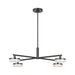 Visual Comfort SLC1074 Khan 4-lt 45" LED Extra Large Chandelier - Aged Iron