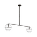 Visual Comfort SLCH356C-L Lowing 2-lt 59" LED Chandelier - Blackened Forged