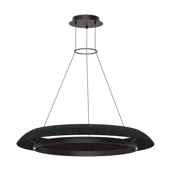 Visual Comfort SLCH558 Noa 39" LED Chandelier-Bronze/Washed Black