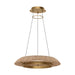 Visual Comfort SLCH560 Noa 27" LED Chandelier - Hand Rubbed Antique Brass/Nautral